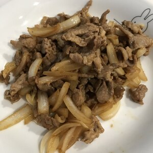 豚こま肉で☆豚肉の生姜焼き